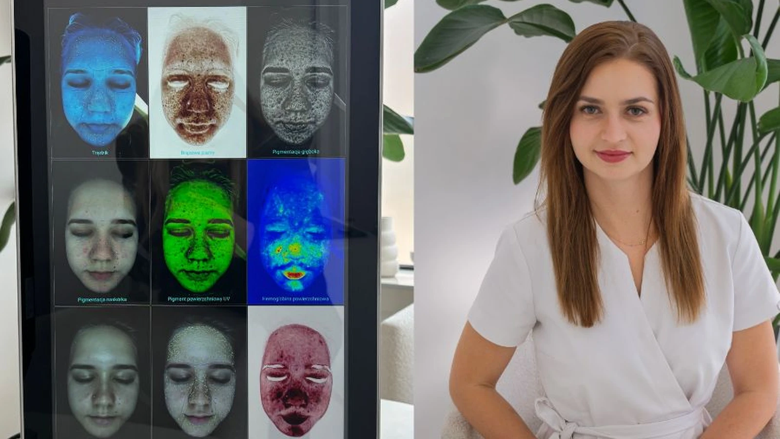 Analiza skóry przed zabiegiem w PRIVE Beauty & Hair w Gdańsku