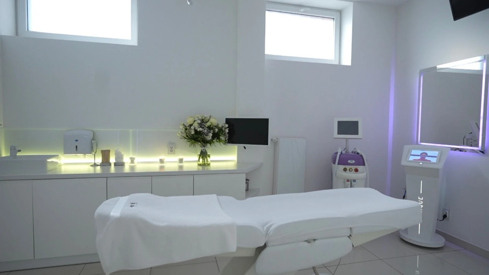 Gabinet zabiegowy radiofrekwencji w PRIVE Beauty & Hair w Gdańsku