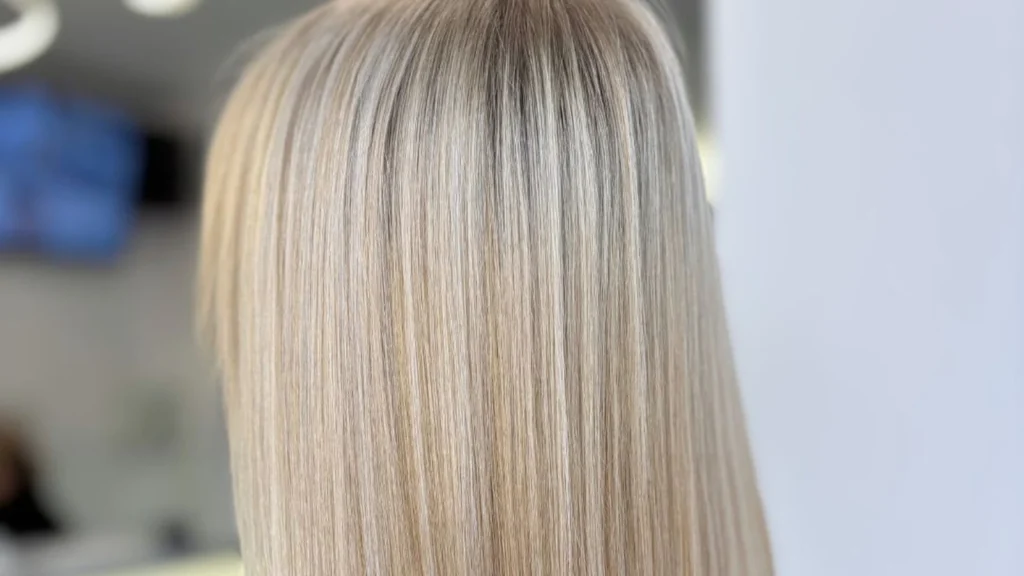 Efekt rekonstrukcji włosów – zdrowe, lśniące włosy w PRIVE Beauty & Hair w Gdańsku