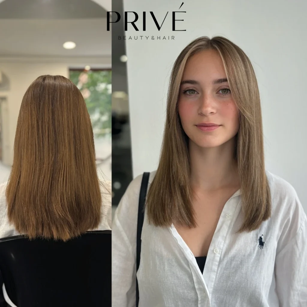 Strzyżenie i modelowanie włosów – damska fryzura w PRIVE Beauty & Hair Gdańsk